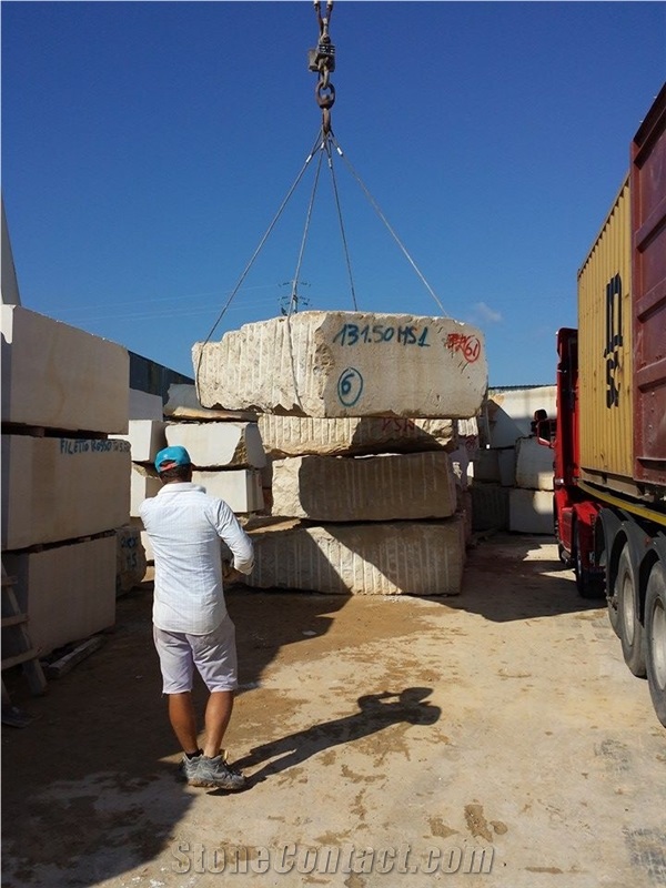 Serpeggiante Kf2- Serpeggiante Trani Marble Blocks