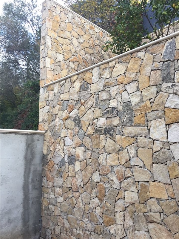Sandstone Exterior Wall, Masonry