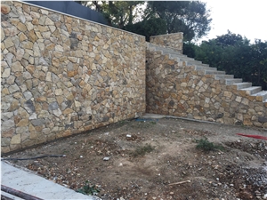 Sandstone Exterior Wall, Masonry