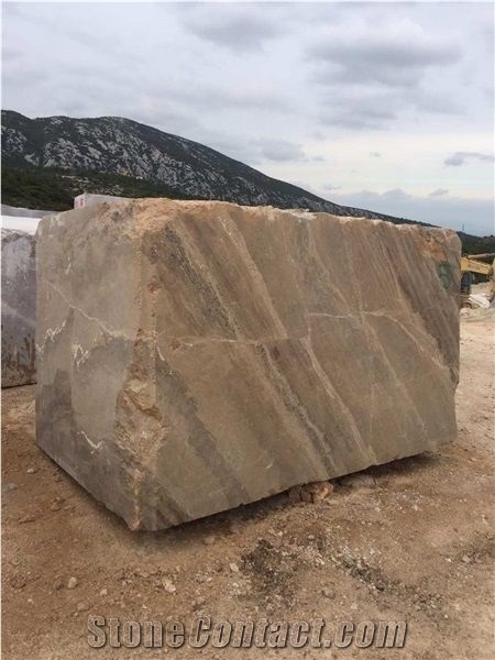 Dino Brown Marble Blocks, Turkey Brown Marble