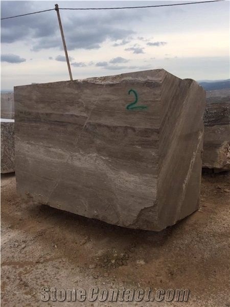 Dino Brown Marble Blocks, Turkey Brown Marble