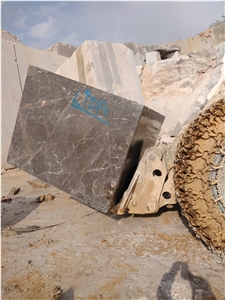 Olive Maron Marble Block, Turkey Brown Marble