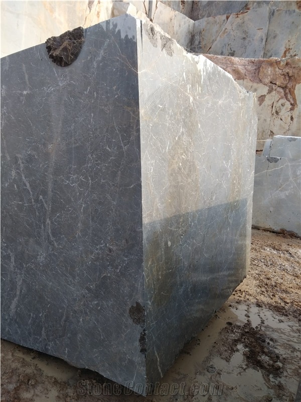 Olive Maron Marble Block, Turkey Brown Marble