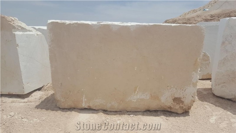 Cream and Beige Marble, Dehbid Beige Marble Block