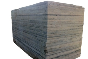 Silver Travertine Blocks