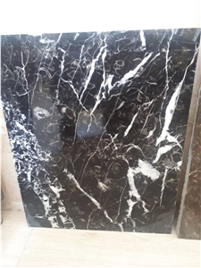 Spider and Golden Black Marble Blocks
