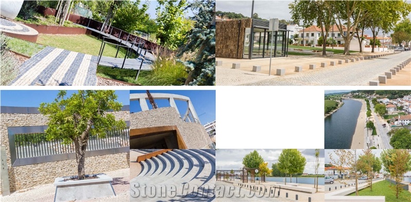 Cinza Alpalhao-Azul De Alpalhao Granite Cobbles