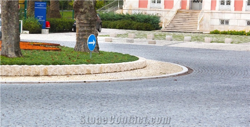 Cinza Alpalhao-Azul De Alpalhao Granite Cobbles
