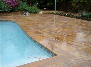 Oakville Rainbow Sandstone Pool Pavers