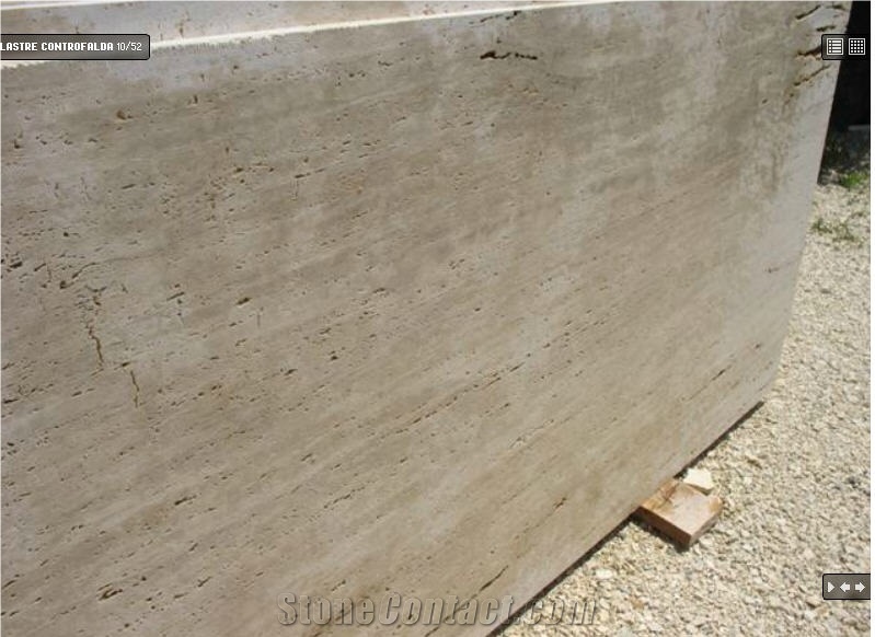 Travertino Tivoli Machine Cut Vein Cut Slabs