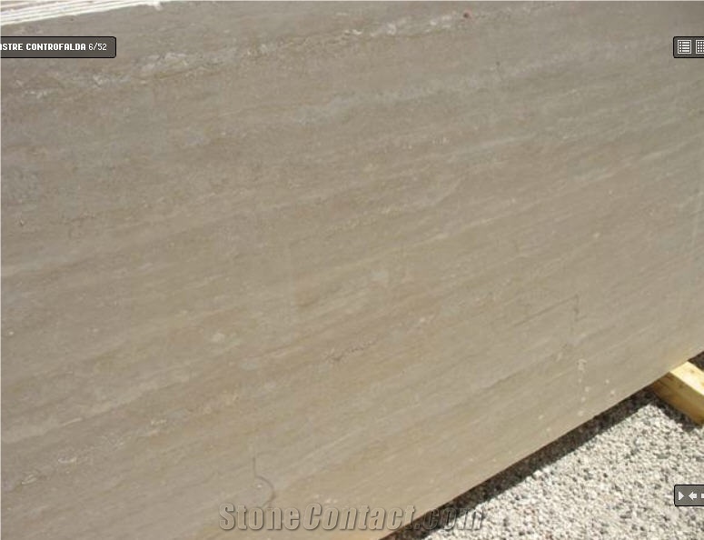Travertino Tivoli Machine Cut Vein Cut Slabs