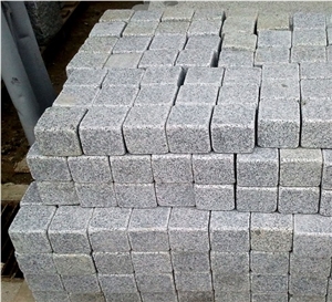 Grey Granite Cube, Paving Stone