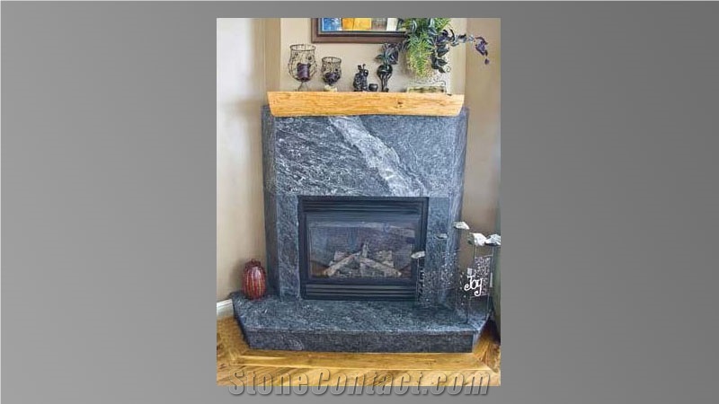 Soapstone Fireplace