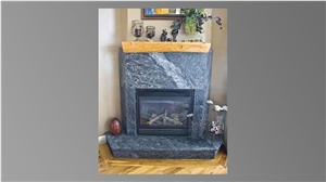 Soapstone Fireplace