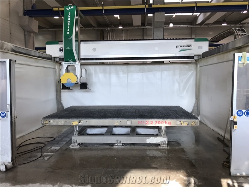 Prussiani New Champion 5 Plus Used Cnc Stone Machine
