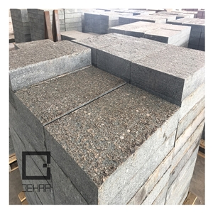Green Porfido Flamed Tiles, Yazd Green Porphyry