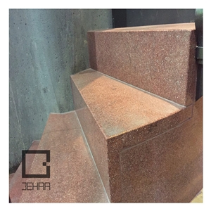 Violet Porfido Flamed Tiles, Yazd Brown Porphyry