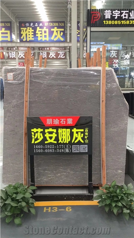 Grey Marble, Silver Marble Slabs