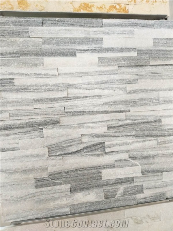 Ice Grey Quartzite Cultured Stone
