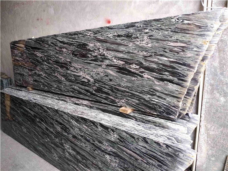 Colourful Green Granite Tile for Decoration
