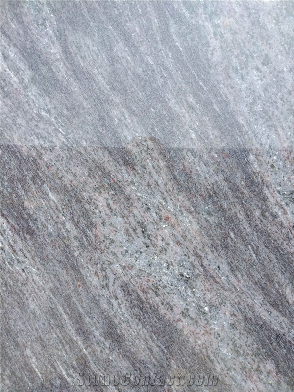 Polished Colourful Purple Granite Tile