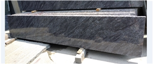 Polished Colourful Purple Granite Tile
