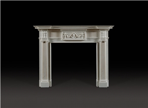 Fireplace White Marble Fireplace Surround
