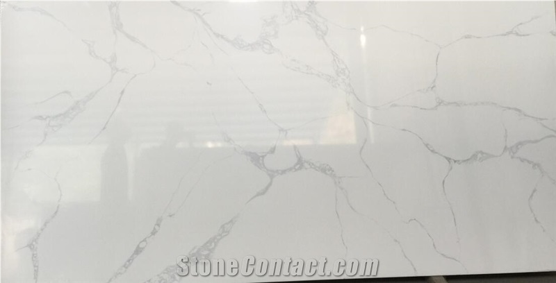 New Popular Calacatta Quartz Stone Slabs