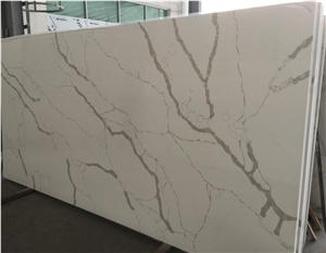 New Popular Calacatta Quartz Stone Slabs