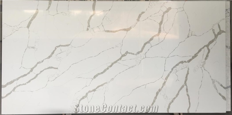 New Popular Calacatta Quartz Stone Slabs