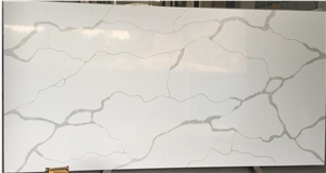 New Popular Calacatta Quartz Stone Slabs