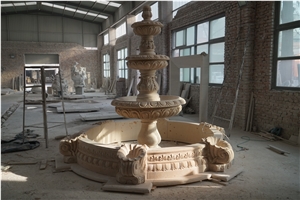 Henan Yellow Stone Sculptured Landscaping Fountain