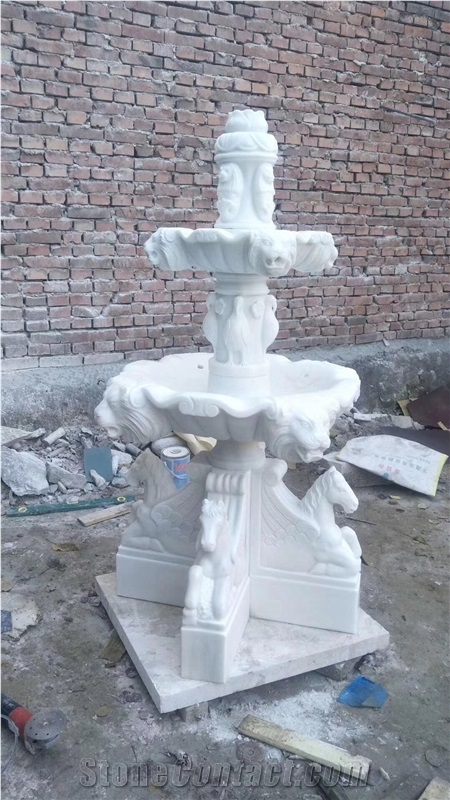 Sculptured Marble Landsaping Garden Fountains