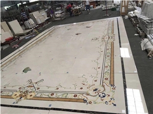 Square Marble Multicolor Floor Medallions Square Marble Multicolor Floor Medallions