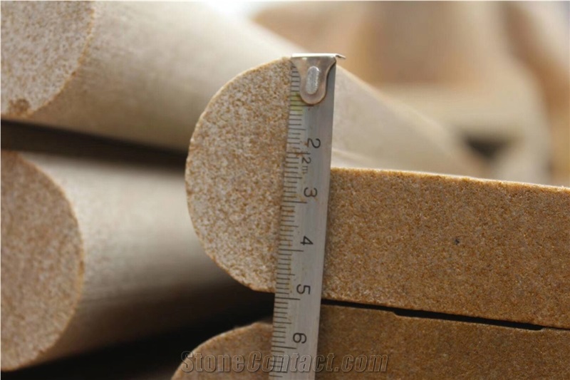 Yellow Sandstone Bullnose Window Copping Tile Opus