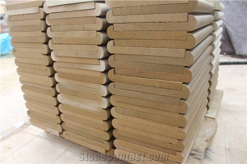 Yellow Sandstone Bullnose Window Copping Tile Opus