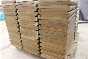 Yellow Sandstone Bullnose Window Copping Tile Opus