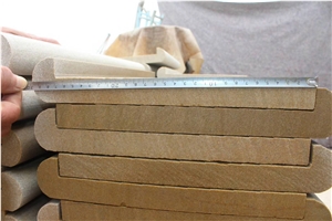 Yellow Sandstone Window Sill Wall Cladding Bullnos