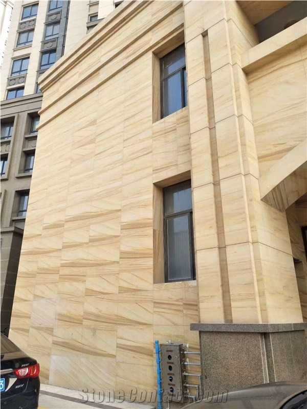Yellow Sandstone Window Sill Wall Cladding Bullnos