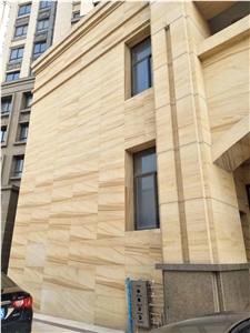 Yellow Sandstone Window Sill Wall Cladding Bullnos