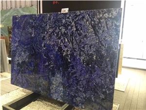 Blue Sodalite Granite Slabs Building Stone Tiles