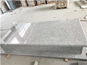 China New G655 White Granite Cemetery Tombstone