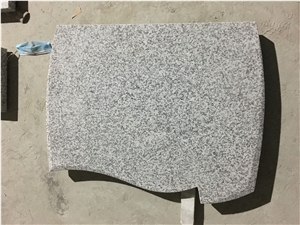 China New G655 White Granite Cemetery Tombstone