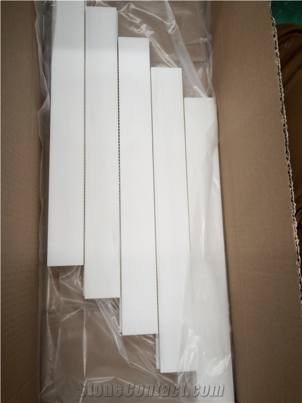 Bianco Dolomite Venato White Marble Mosaic Tiles