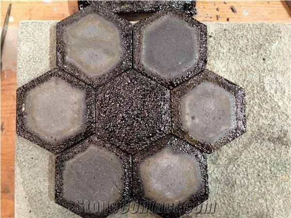 Lava Basalt Tile, Glazed Lava Basalt