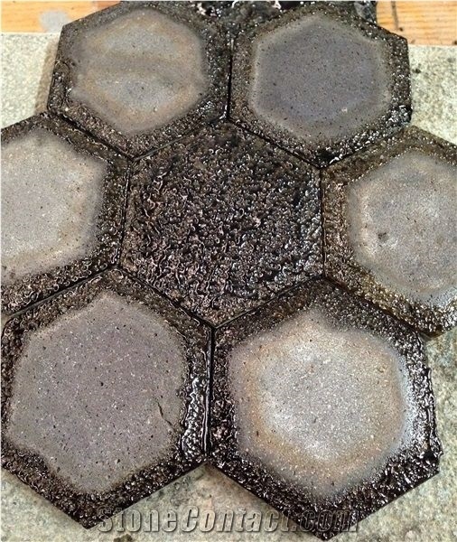 Lava Basalt Tile, Glazed Lava Basalt