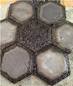 Lava Basalt Tile, Glazed Lava Basalt