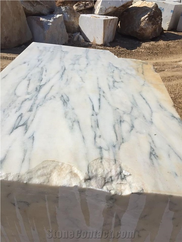 Turkish Calacatta Verde Marble Blocks