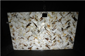 Hematoid Mosaic Semiprecious Stone Slabs