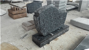 Blue Pearl Custom Western Style Monument
